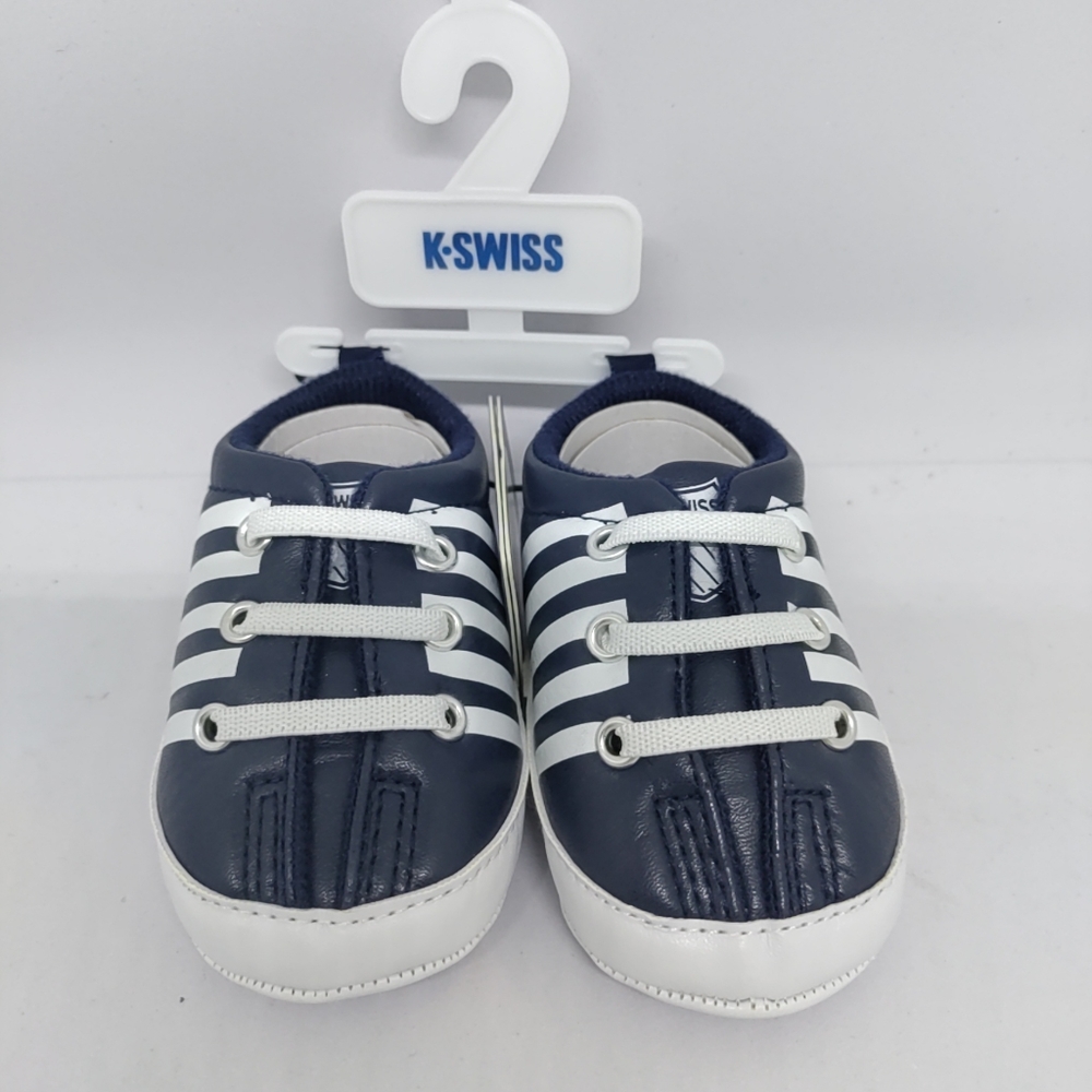 K-SWISS Baby Booties Sneakers Navy Blue Size Size 2(3-6M)